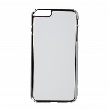 IPhone 6 Plus-Серебро металлик чехол пластиковый