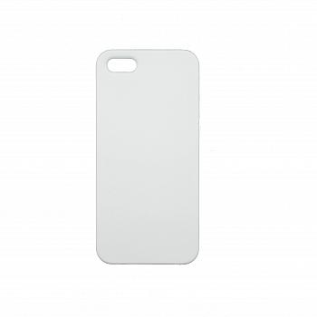 3D Чехол пластиковый для iPhone 5/5S белый глянцевый