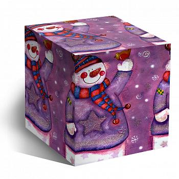 Подарочная коробка для кружки Снеговик