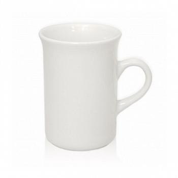 Кружка фарфоровая облегченная d=7,5 h=10,5 белая