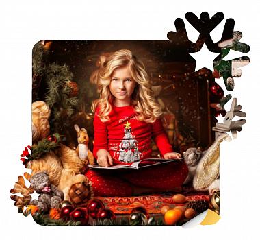 Рамка металлическая Снегопад