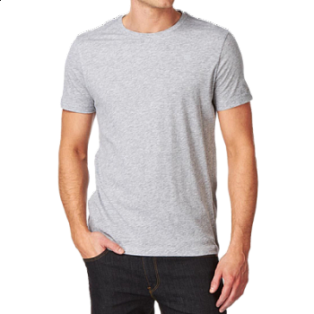 Футболка Evolution мужская, серый меланж, 52 (XL)