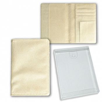 Обложка для паспорта бежевая