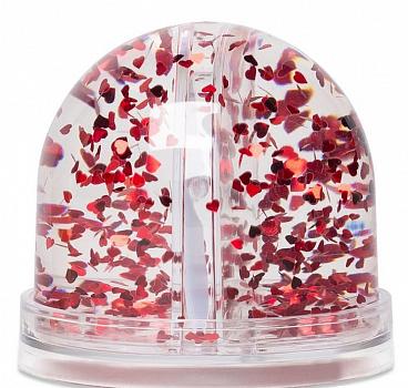 Полусфера с сердечками под полиграфическую вставку