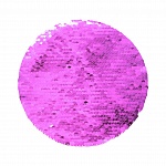 Аппликация Хамелеон Круг розовый 155 мм для сублимации