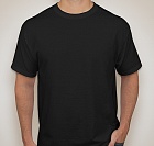 Футболка мужская 100% хлопок Черная 54 (2XL) Ч/З