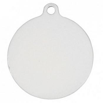 Брелок Круг белый