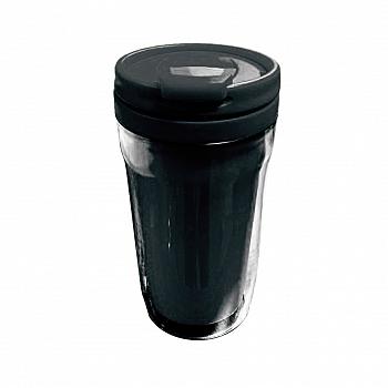 Кружка-термос АК5 пластиковая черная + крышка