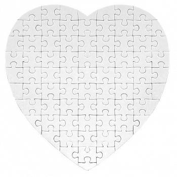 Пазл магнитный сердце 19х19 см 