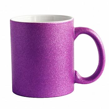 Кружка перламутровая розовая матовая