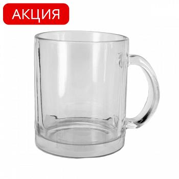 Кружка стеклянная глянцевая