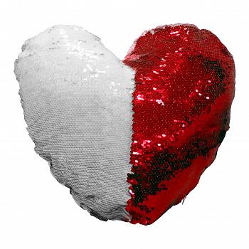 Наволочка Хамелеон Сердце Красная Стандарт