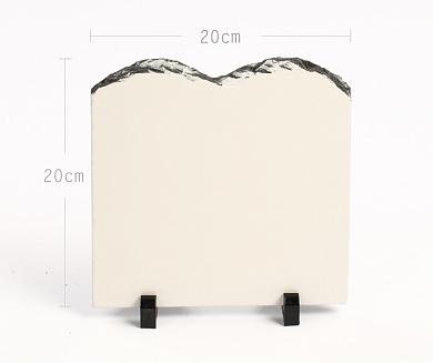 Фотокамень SH05 квадрат с ломаным верхом 20х20