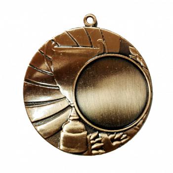 Медаль М2 бронза D=45, (вкладыш под сублимацию d=25mm)
