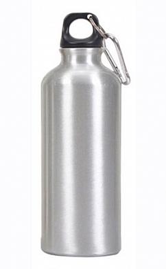 Спортивная бутылка 400 мл серебро