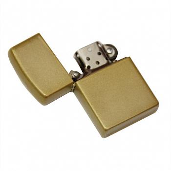 Зажигалка бензиновая без футляра Золотая