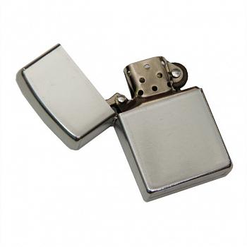 Зажигалка бензиновая без футляра Серебро