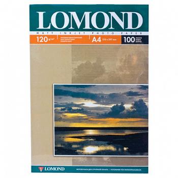 Фотобумага Lomond матовая А4 120г/м 100 л