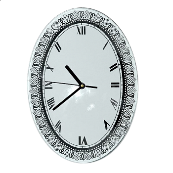 Часы стеклянные BL-43 23х17см