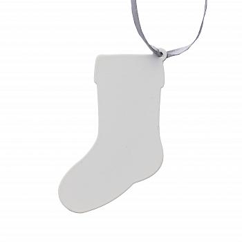 Новогодняя игрушка металлическая Рождественский носок