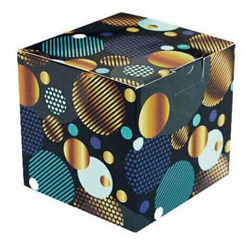 Подарочная коробка для кружки  Синие шары