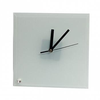 Часы стеклянные квадратные BL-26 20х20 см