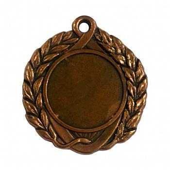 Медаль М1 бронза D=50, (вкладыш под сублимацию d=25mm)