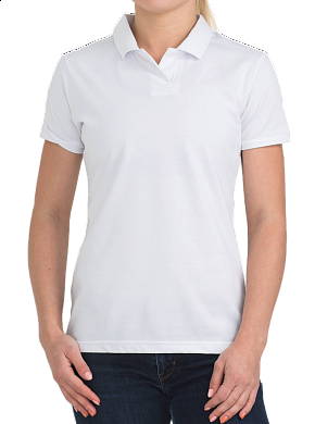 Футболка Поло Evolution женская белый 58 (4XL)