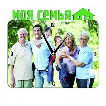 Часы металлические Моя семья
