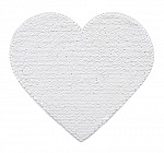 Аппликация Хамелеон Сердце белое 165х195 мм для сублимации