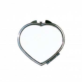 Зеркальце макияжное сердце