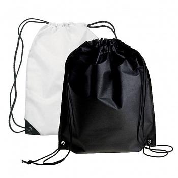 Мешок для обуви черно-белый