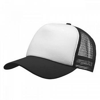 Бейсболка для сублимации с сеткой Черная 