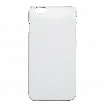 3D Чехол пластиковый для IPhone 6 Plus белый глянцевый