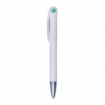 Ручка шариковая для термопереноса Белая/Зеленая