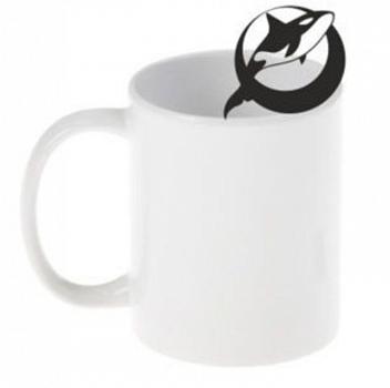 Кружка белая 11OZ Orca Black Премиум