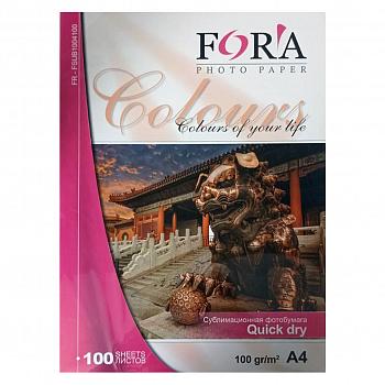Фотобумага сублимационная быстросохнущая А4 100гр/м 100 л 