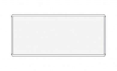 Магнит акриловый 60х133 прозрачный