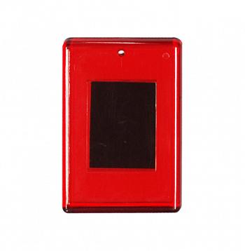 Магнит акриловый 52х77 красный