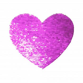 Аппликация Хамелеон Сердце розовое 165х195 мм для сублимации