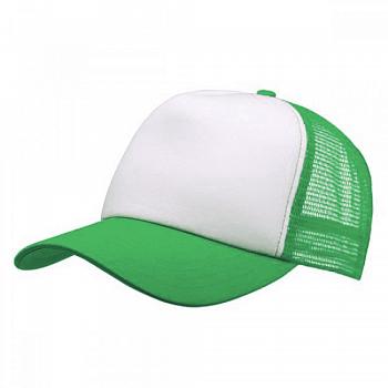 Бейсболка для сублимации с сеткой Зеленая 