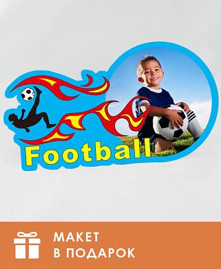 Фоторамка МДФ Футбол 11x19,5 см
